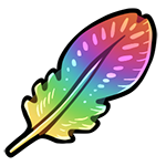 Rainbow Feather